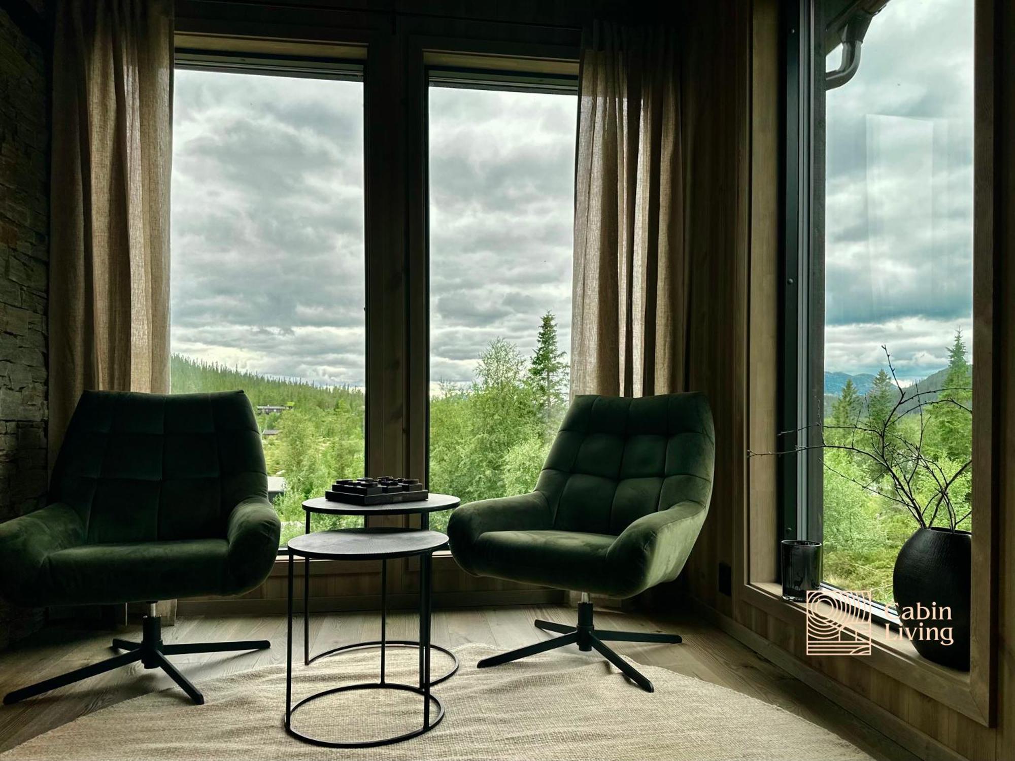 Brand New Cabin On The Sunny Side Of Gaustatoppen With A Great View Tuddal Exterior foto