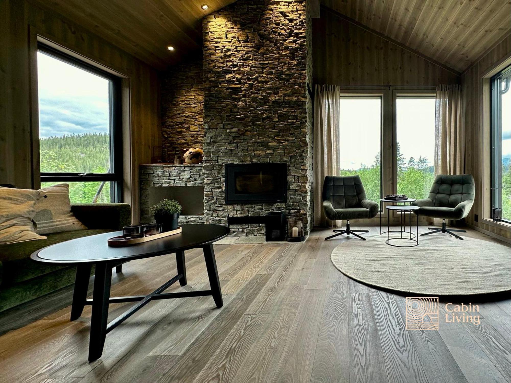 Brand New Cabin On The Sunny Side Of Gaustatoppen With A Great View Tuddal Exterior foto
